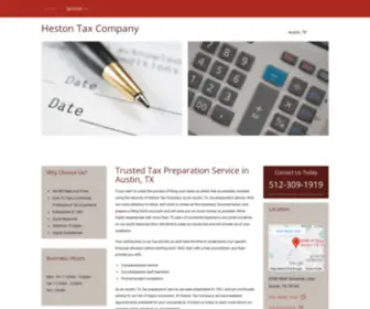 Austintaxconsultants.com(Heston Tax Company) Screenshot