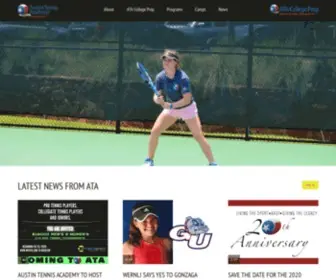 Austintennisacademy.com(Austin Tennis Academy) Screenshot