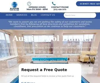 AustintXpoolbuilder.com(Premium Pool Builders in Austin) Screenshot