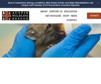 Austinwildliferescue.org(Austin Wildlife Rescue) Screenshot