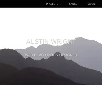 Austinwright.dev(Austin Wright Portfolio) Screenshot