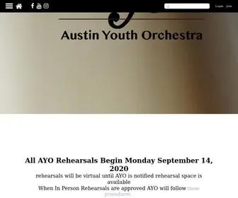 Austinyouthorchestra.org(Austinyouthorchestra) Screenshot