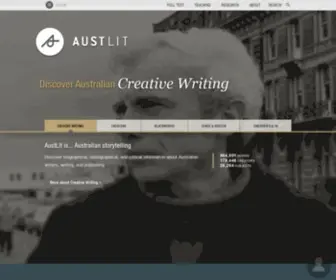 Austlit.edu.au(Discover Australian Stories) Screenshot