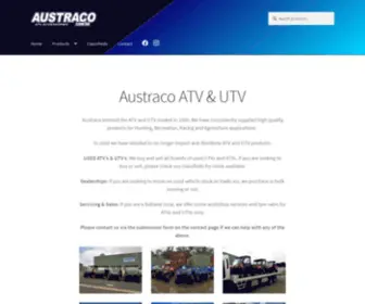 Austraco.com.au(Austraco ATV & UTV) Screenshot