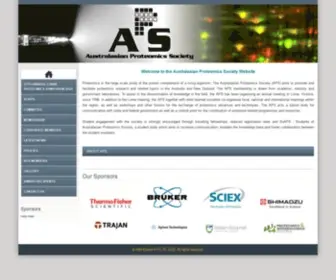 Australasianproteomics.org(Proteomics) Screenshot