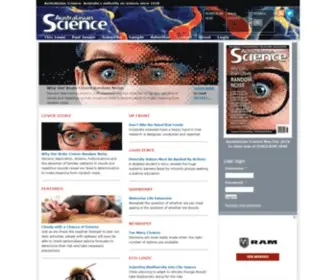 Australasianscience.com.au(Australasian Science magazine online) Screenshot