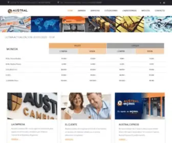 Australcambios.com.ar(LA EMPRESA) Screenshot