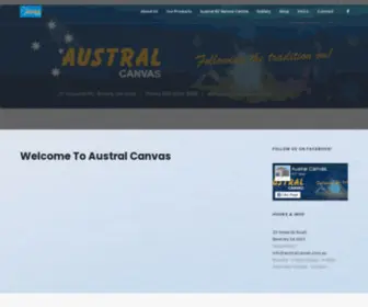 Australcanvas.com.au(Austral Canvas) Screenshot