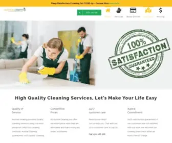 Australcleaning.com.au(House cleaning services) Screenshot