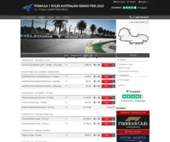 Australia-Grand-Prix.com(Get official Formula 1 Australia GP tickets) Screenshot