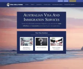 Australia-Migration.info(Australian Visa and Immigration Services) Screenshot