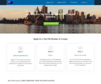 Australia-Tax-File-Number.com(Australian Tax File Number (TFN) Online Service) Screenshot