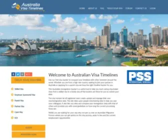 Australia-Visa-Timelines.com(Australia Visa Timelines) Screenshot