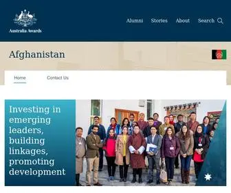 Australiaawardsafghanistan.org(South and West Asia) Screenshot