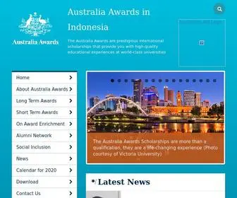 Australiaawardsindonesia.org(Australia Awards in Indonesia) Screenshot