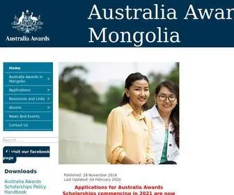 Australiaawardsmongolia.org(Australia Awards) Screenshot