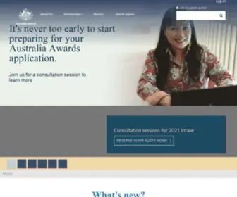 Australiaawardsphilippines.org(Australia Awards) Screenshot