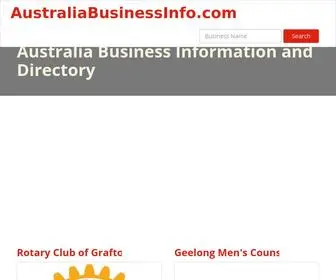 Australiabusinessinfo.com(Australia Business Information and Directory) Screenshot