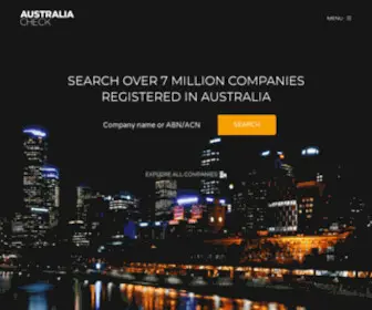 Australiacheck.com(Australia Check) Screenshot