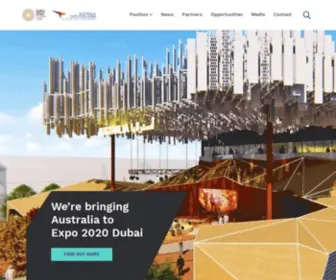 Australiaexpo2020.com(The Official Website for the Australian Pavilion at Expo 2020 Dubai) Screenshot