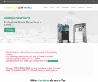 AustraliagsmWorld.com.au(Australia GSM World) Screenshot