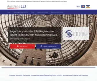Australialei.com(Australia LEI) Screenshot