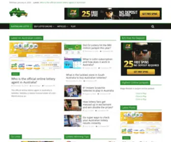 Australialottomillion.com(Australia Lotto Million) Screenshot