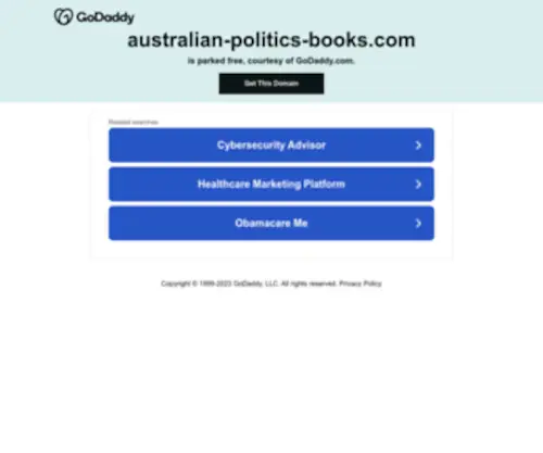 Australian-Politics-Books.com(Australian Politics Books) Screenshot