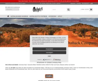 Australiana.de(Outback.Company Australia Shop) Screenshot