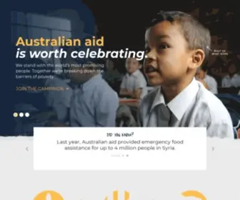 Australianaid.org(Campaign for Australian Aid) Screenshot