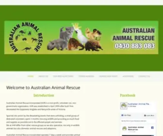 Australiananimalrescue.org.au(Australian Animal Rescue) Screenshot