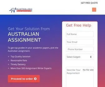 Australianassignment.com(Assignment Help Australia) Screenshot