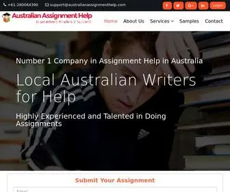 Australianassignmenthelp.com(Assignment Help Australia) Screenshot
