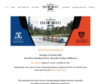 Australianboatrace.com(Australian Boat Race) Screenshot