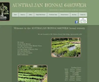 Australianbonsaigrower.com(Australian Bonsai Grower) Screenshot