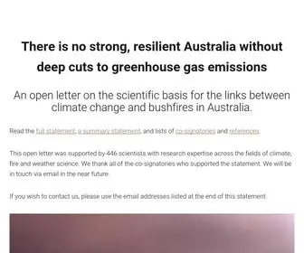 Australianbushfiresandclimatechange.com(Australianbushfiresandclimatechange) Screenshot