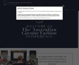 Australiancircularfashion.com.au(The Australian Circular Fashion Conference) Screenshot