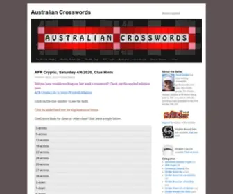 Australiancrosswords.com.au(Australian Crosswords) Screenshot