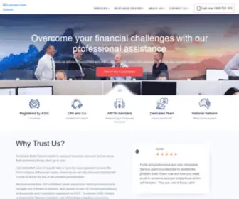 Australiandebtsolvers.com.au(Your Financial Advisor) Screenshot