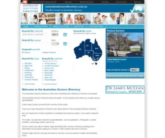 Australiandoctorsdirectory.com.au(The Australian Doctors Directory) Screenshot