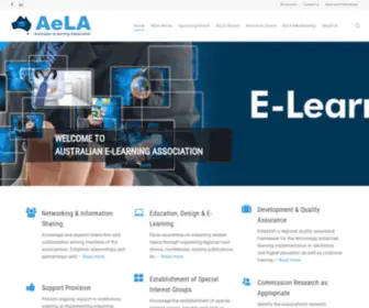 Australianelearningassociation.com.au(The Australian eLearning Association) Screenshot