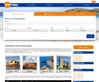 Australianexplorer.com(Australian Travel Information) Screenshot