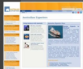 Australianexporters.net(Australian Exporters) Screenshot
