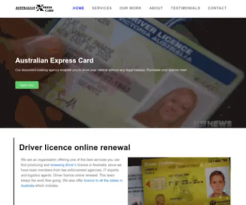 Australianexpresscard.com(Australianexpresscard) Screenshot