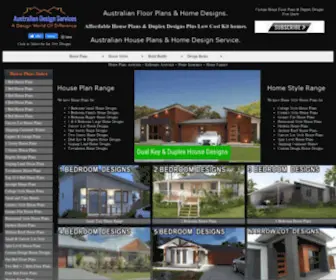 Australianfloorplans.com(Australian floor plans & Dream Homes) Screenshot
