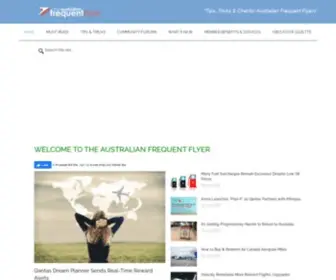Australianfrequentflyer.com.au(Frequent Flyer Points) Screenshot