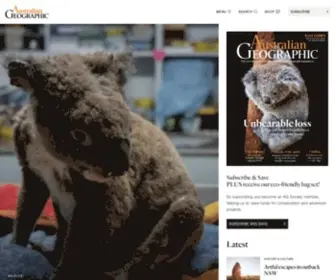 Australiangeographic.com(Australian Geographic) Screenshot