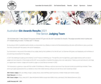 Australianginawards.com.au(AGA 2020 Awards Results) Screenshot