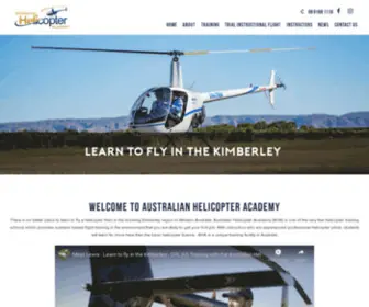 Australianhelicopteracademy.com.au(Australian Helicopter Academy) Screenshot