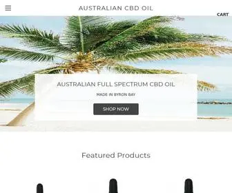 Australianhempcbdoil.com(Australian CBD Oil) Screenshot